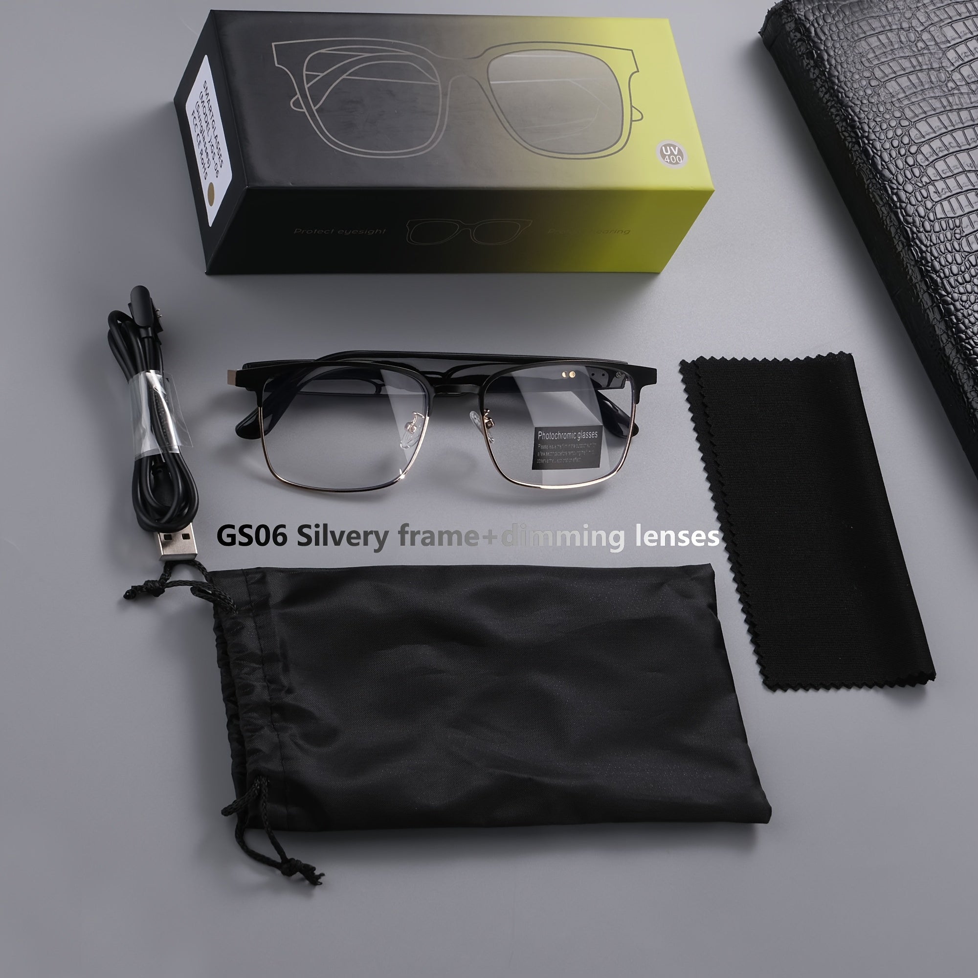 2024 New Smart Glasses, Color Changing Glasses, Indoor Transparency