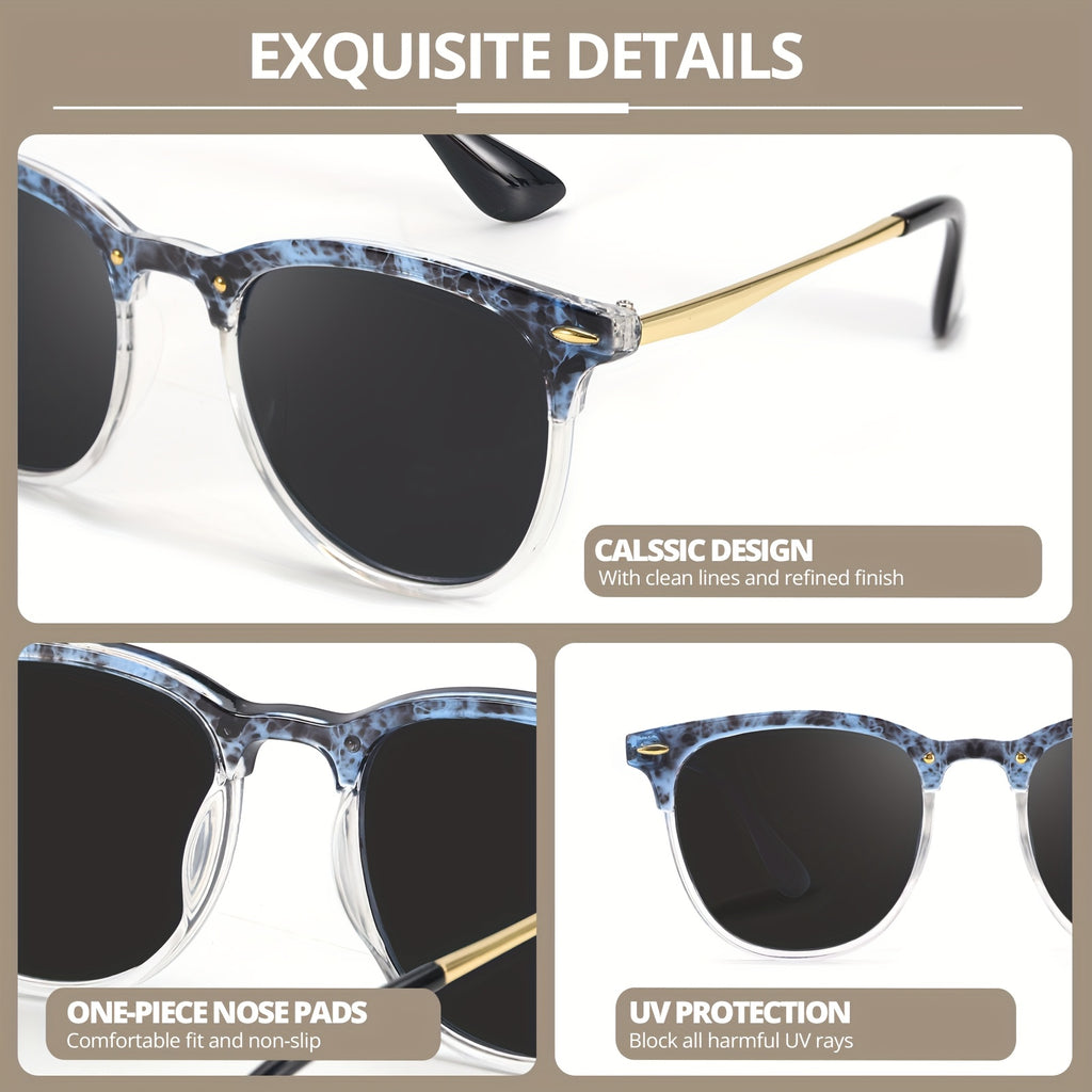 UV400 Glasses: Style - Meets - Function | Trendy Frames For All - Day Comfort & Sun Protection SG2121