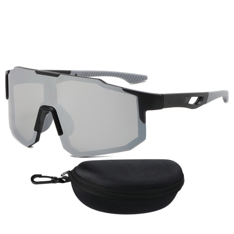 New Unisex Color-Changing Glasses with Interchangeable Polarized\u002FMirror Lenses - Stylish ABS Frame & PC Lens