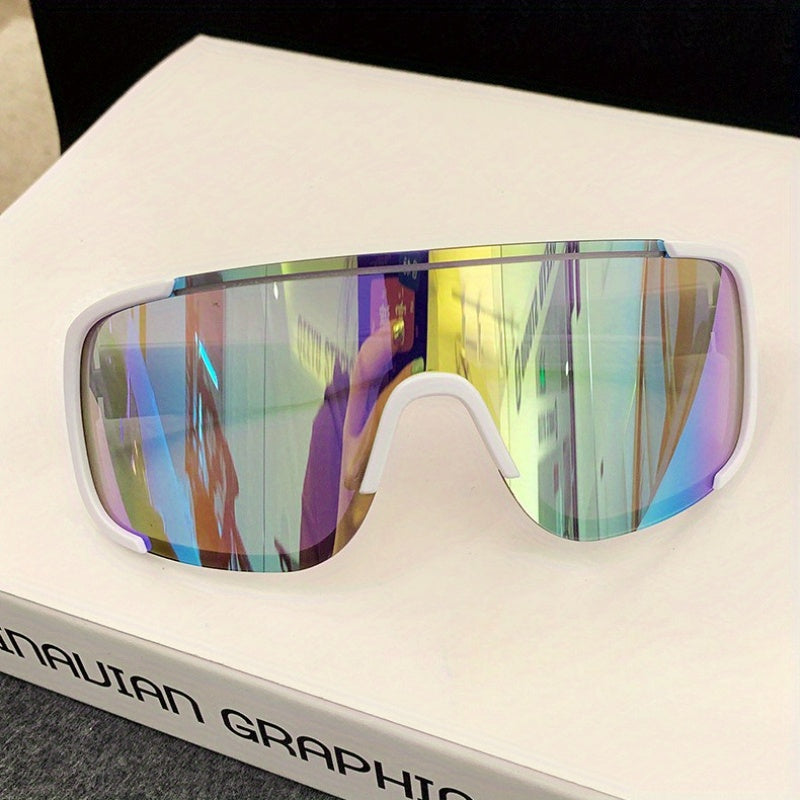 Women'S Classic Black Frame Fashion Glasses - Windproof, UV400 Protection