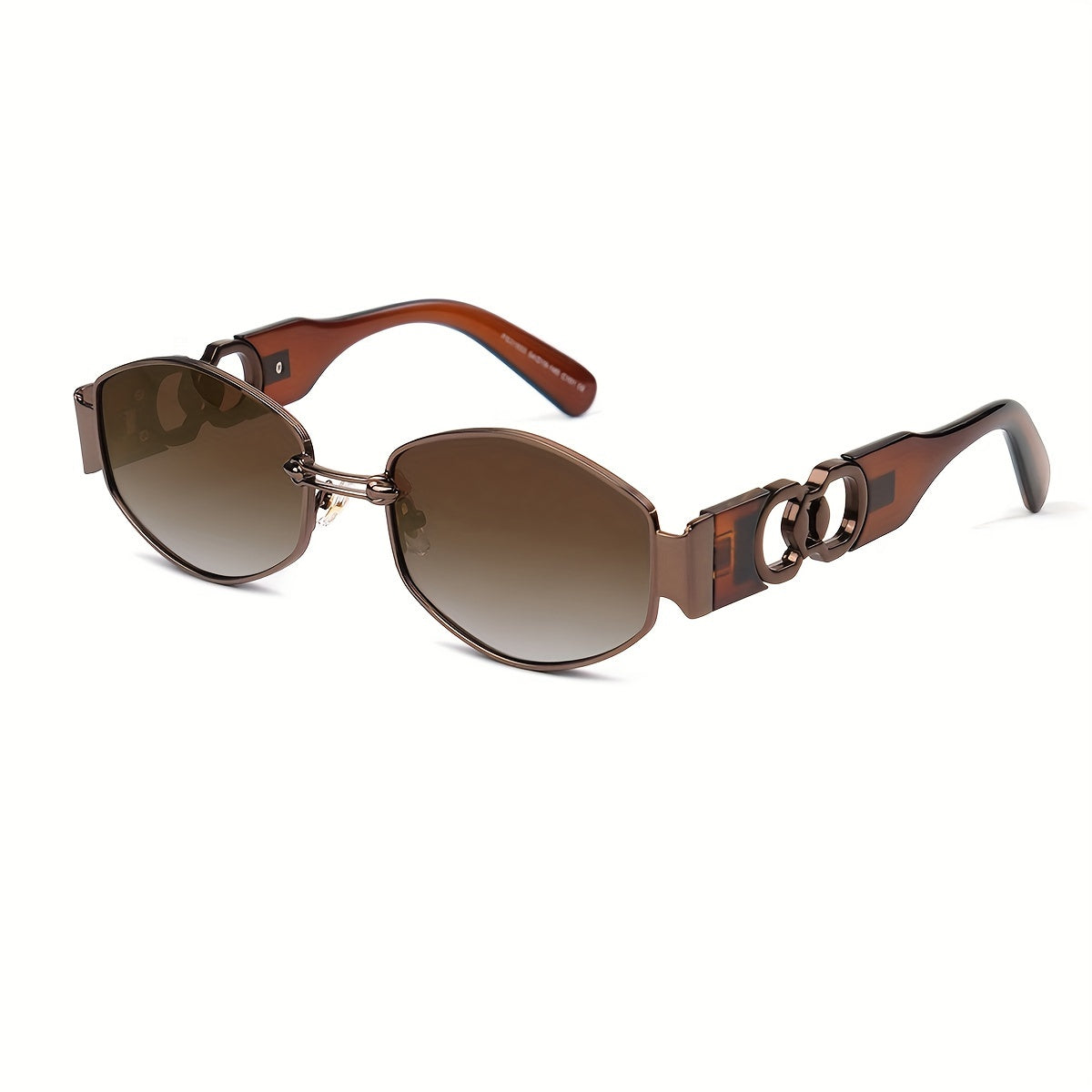 Vintage Oval Narrow Frame Sunglasses for Women and Men