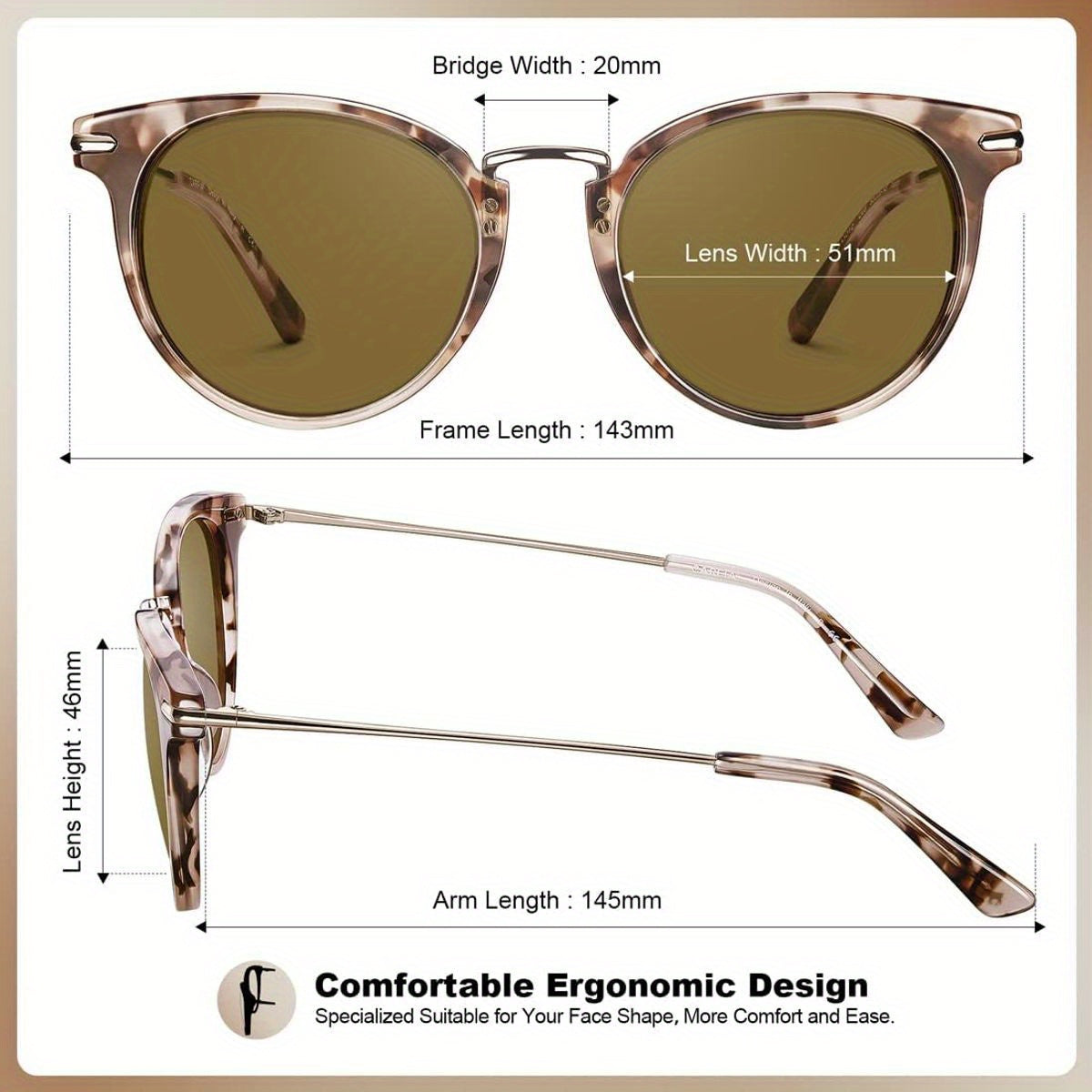 CARFIA Women'S Retro Cat Eye Fashion Glasses - Protection & Anti-Blue Light