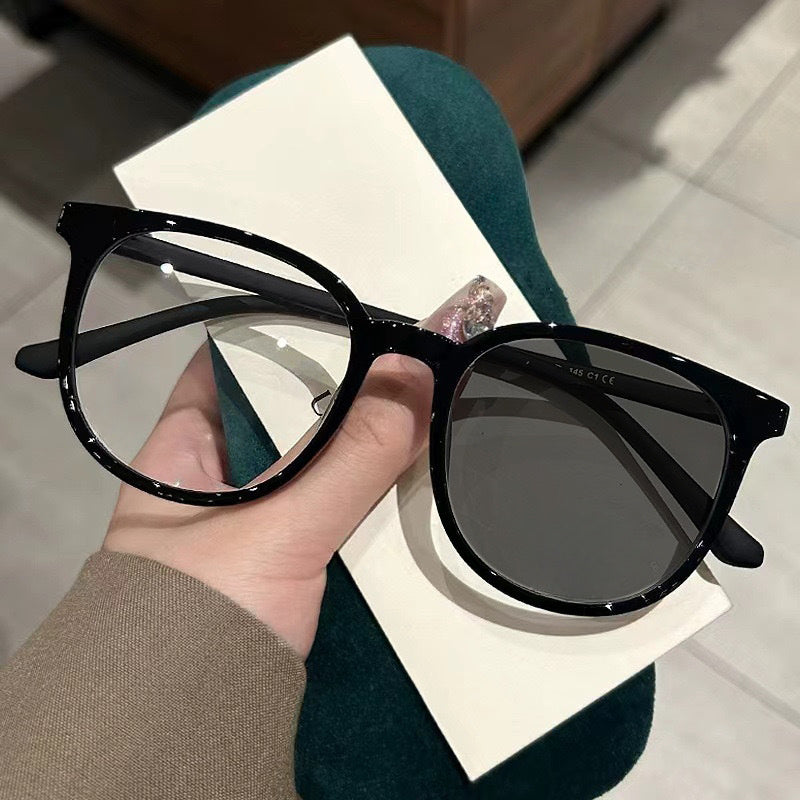 Photochromic Glasses, Unisex Simple and Versatile Style Fashion Accessories Glasses Frames
