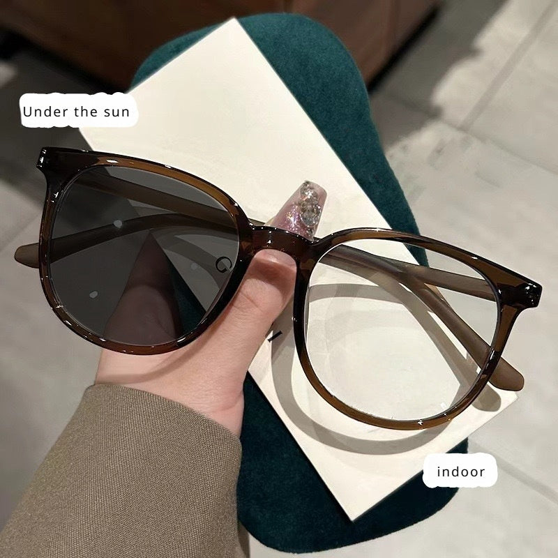 Photochromic Glasses, Unisex Simple and Versatile Style Fashion Accessories Glasses Frames