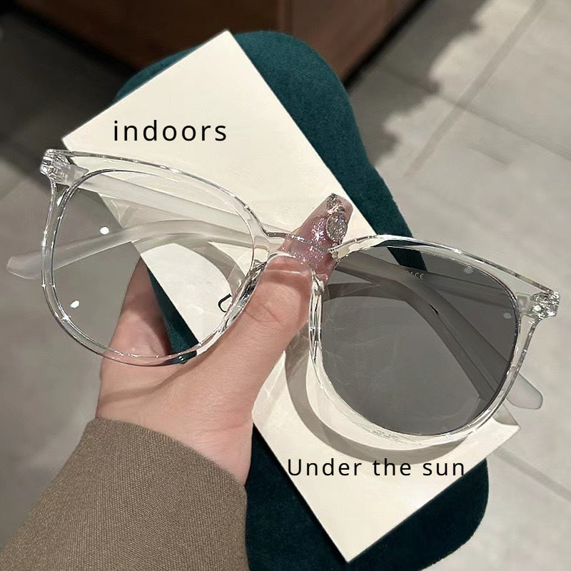 Photochromic Glasses, Unisex Simple and Versatile Style Fashion Accessories Glasses Frames