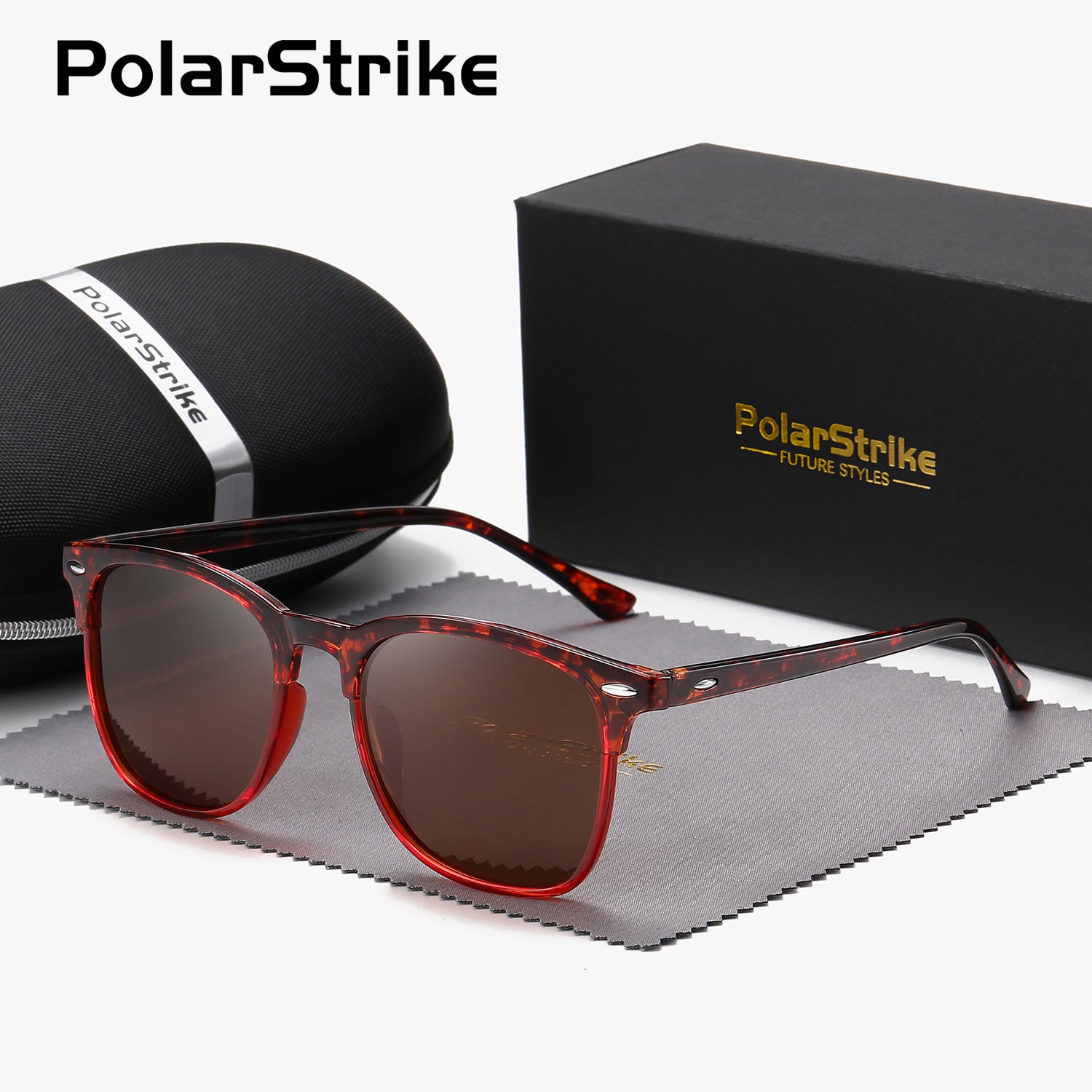 PolarStrike Unisex Full-Frame Polarized Fashion Glasses UV Protection