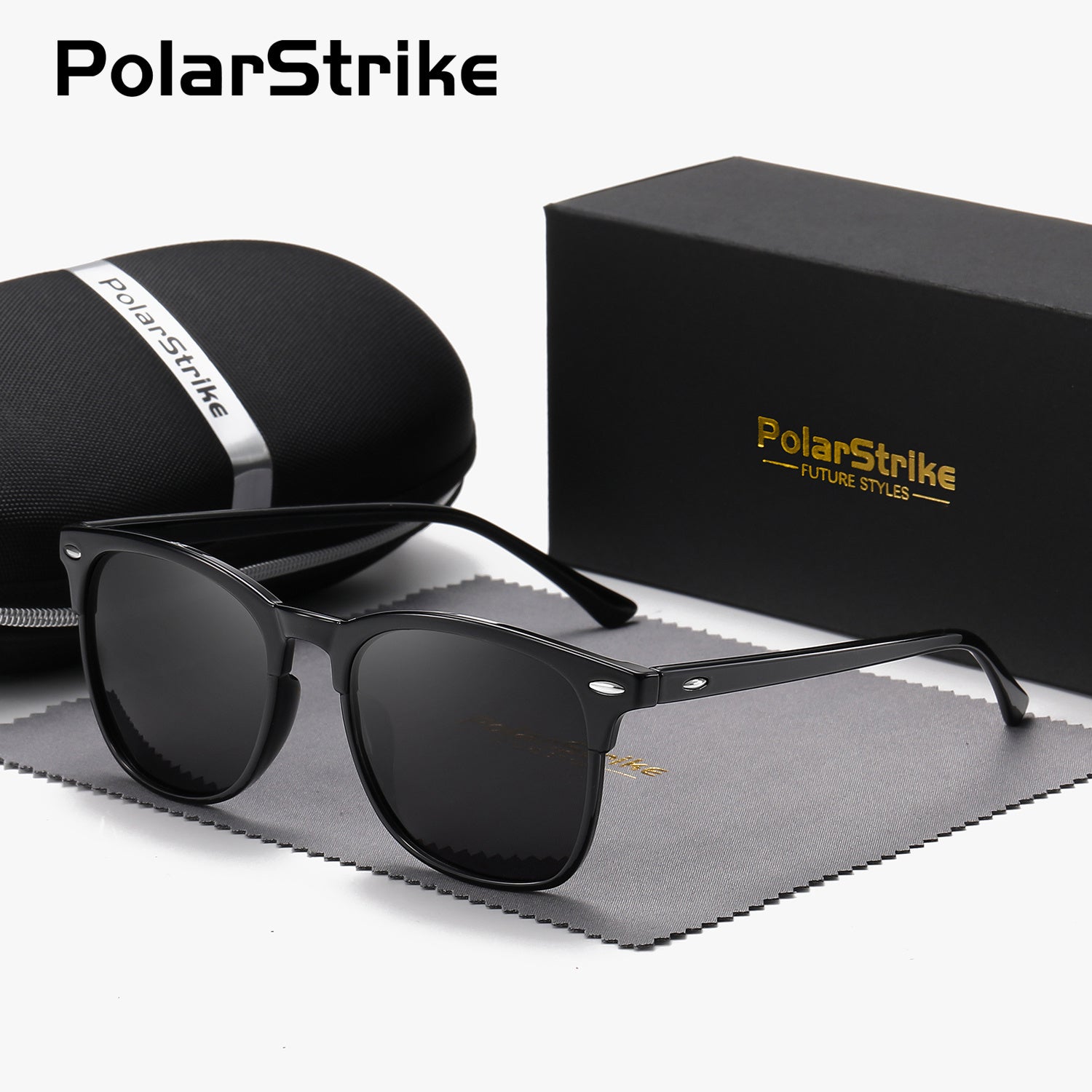 PolarStrike Unisex Full-Frame Polarized Fashion Glasses UV Protection