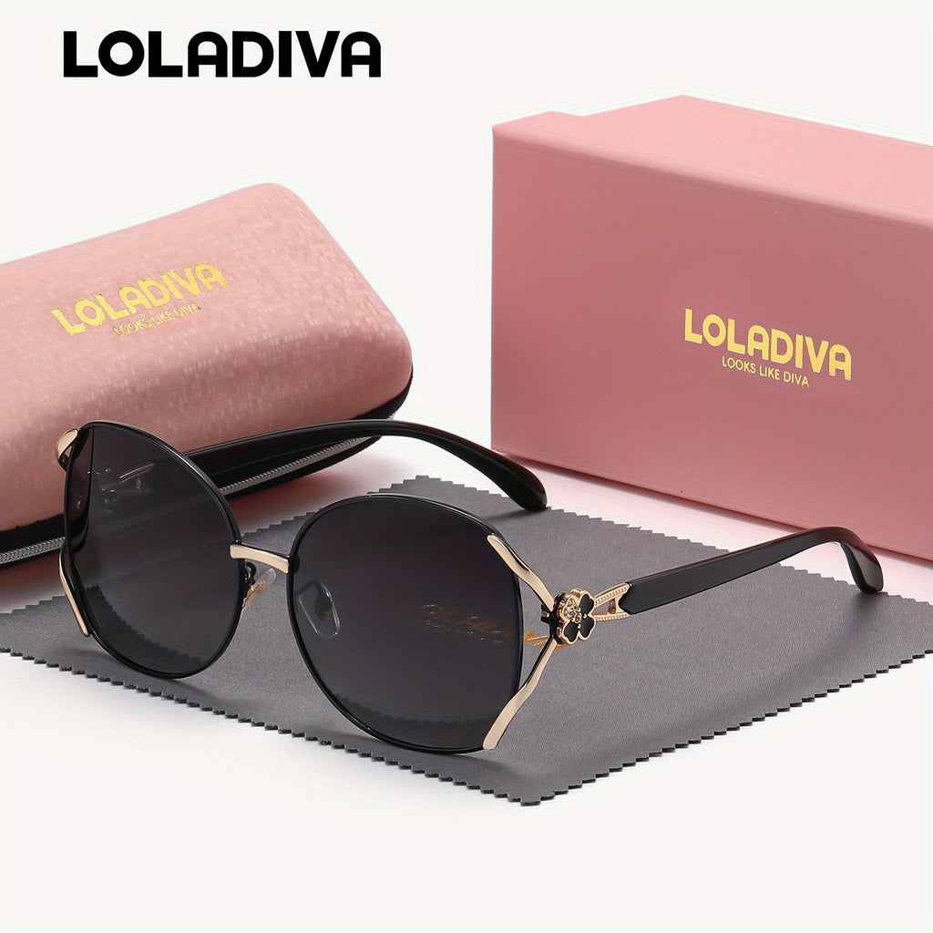 LolaDiva Unisex Casual Full Frame Polarized Glasses UV400
