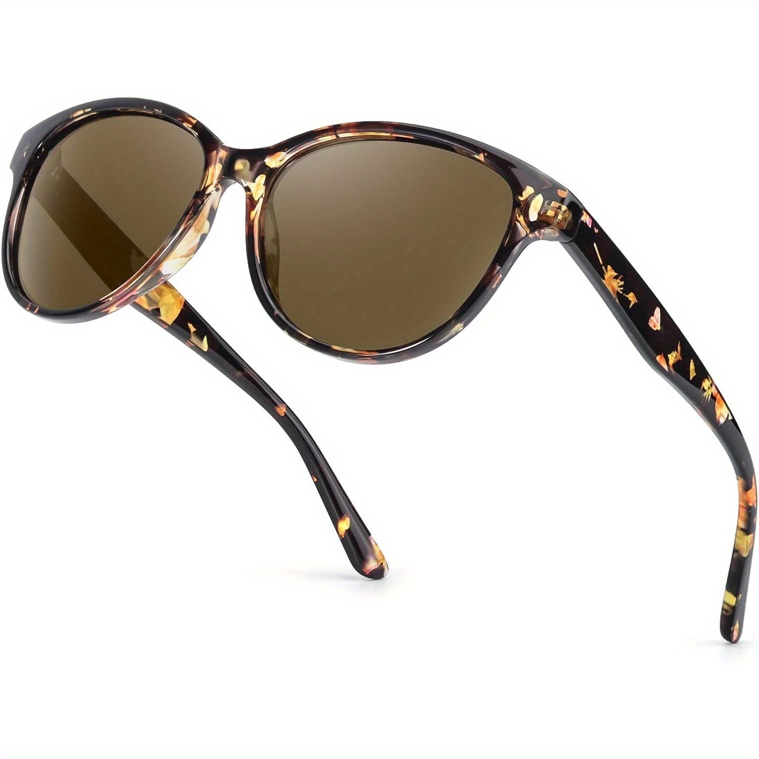 COOLEAR Polarized for Women, Trendy Classic with UV400 Protection for Outdoor\u002F Driving