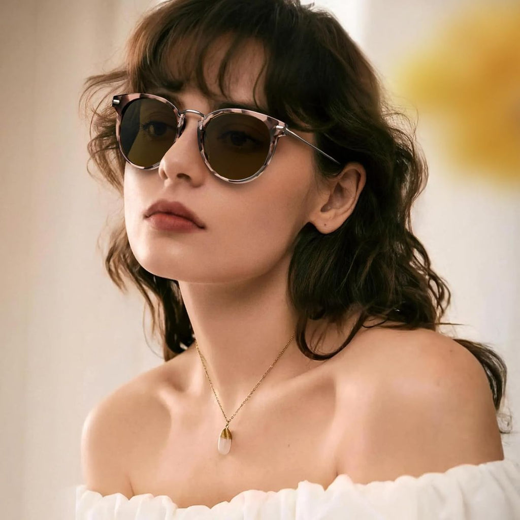 CARFIA Women'S Retro Cat Eye Fashion Glasses - Protection & Anti-Blue Light