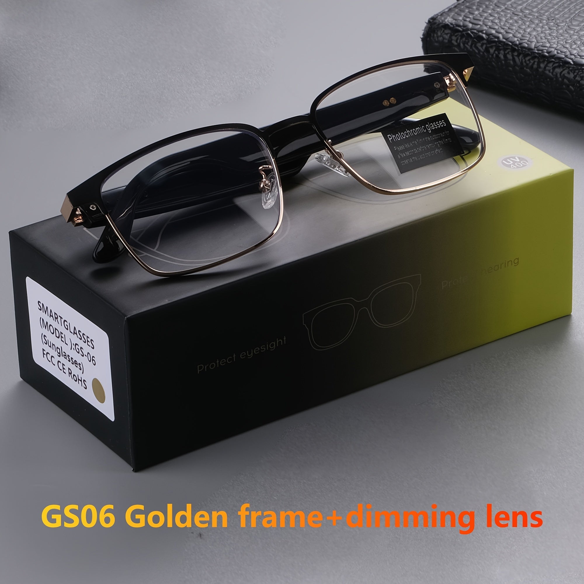 2024 New Smart Glasses, Color Changing Glasses, Indoor Transparency