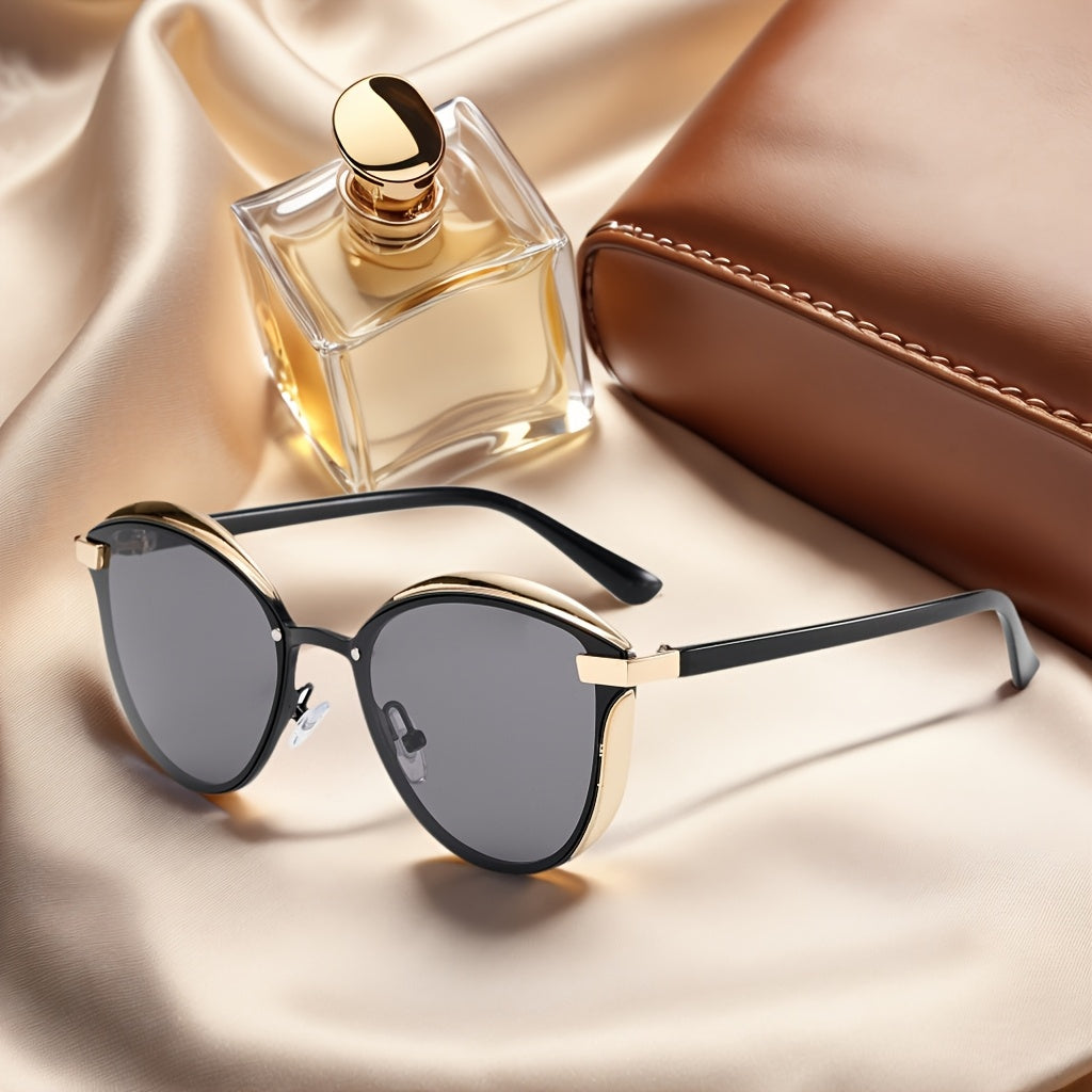 Fashion Glasses, VIOLA MAG 4pcs VIOLA MAG Women's Oversized Cat-Eye Fashion Glasses - Color-Changing Lenses