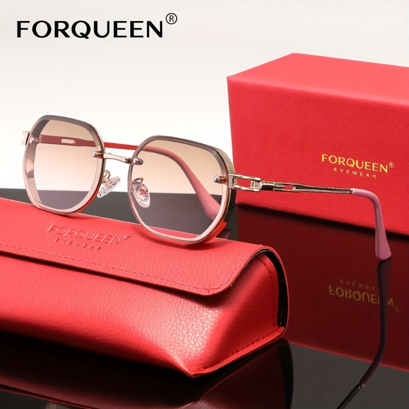 Women'S Vintage Large Round Blue Light Blocking Glasses - Computer & Driving Glasses with Non-Prescription Lens