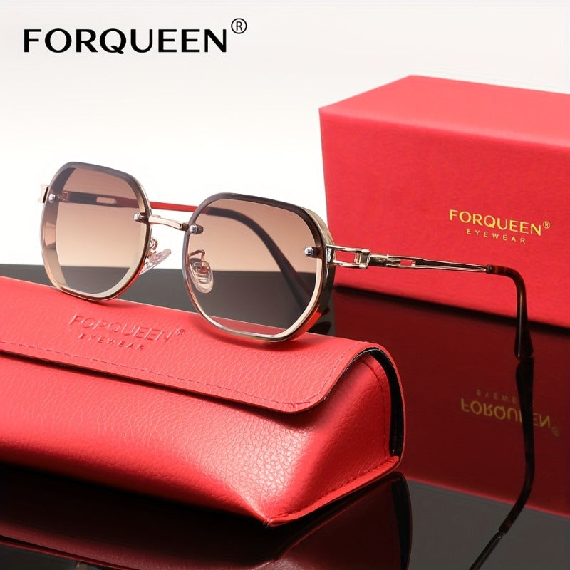 Women'S Vintage Large Round Blue Light Blocking Glasses - Computer & Driving Glasses with Non-Prescription Lens