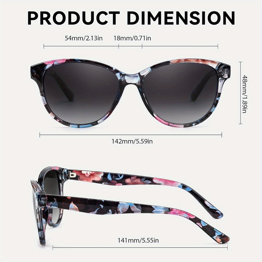 COOLEAR Polarized for Women, Trendy Classic with UV400 Protection for Outdoor\u002F Driving