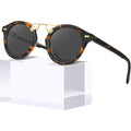 CARFIA Women's Small Face Retro Round Polarized Fashion Glasses - UV Protection 400nm