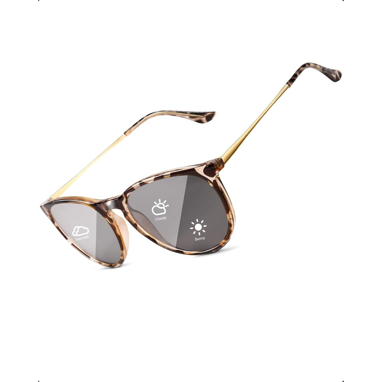 Women'S Photochromic Glasses with Polarized Lenses – Protection, Reduce Eye Fatigue