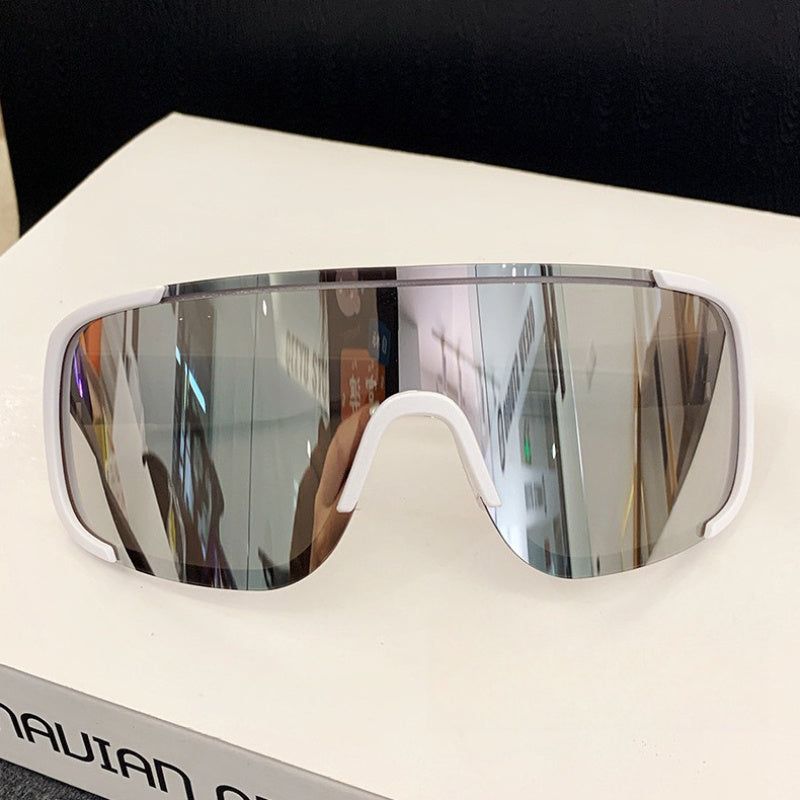 Women'S Classic Black Frame Fashion Glasses - Windproof, UV400 Protection