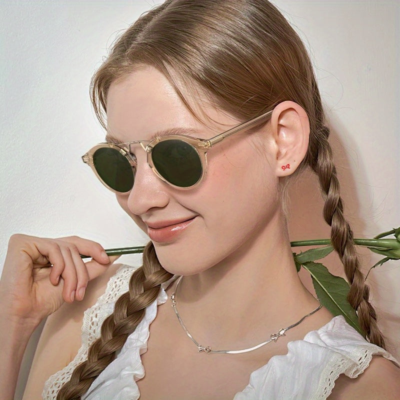 CARFIA Small Face Acetate Polarized Fashion Glasses for Women with UV Protection