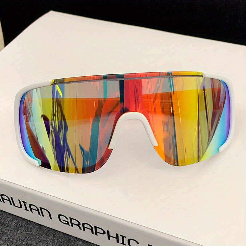 Women'S Classic Black Frame Fashion Glasses - Windproof, UV400 Protection