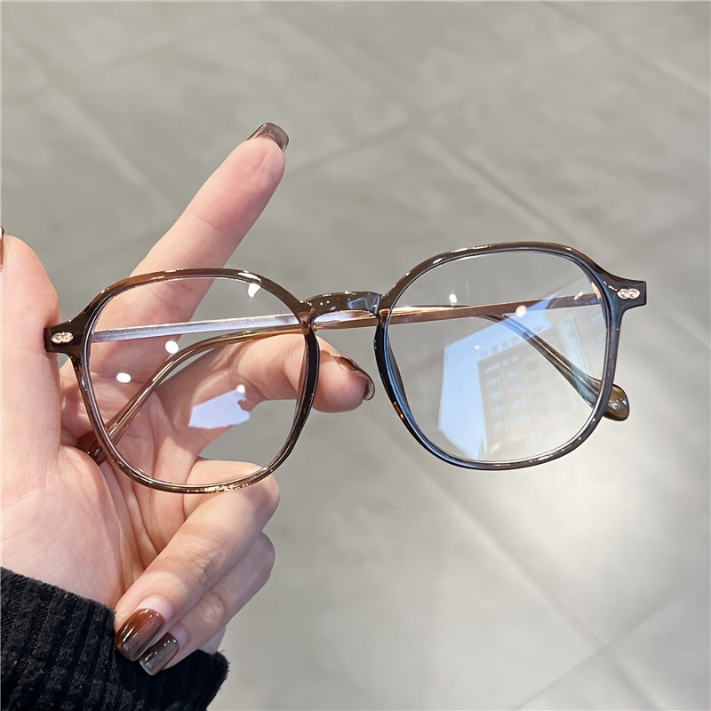 1 Pair Women's Geometric Light-Adapting Color-Changing Fashion Glasses