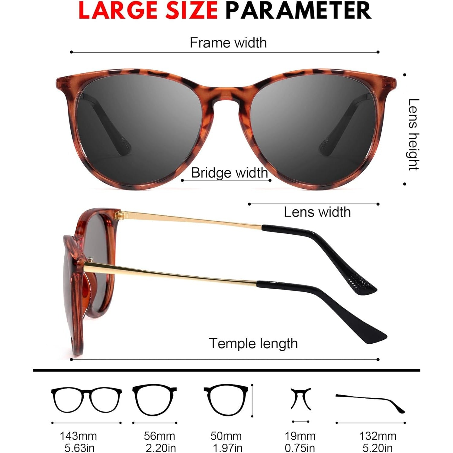 Women'S Photochromic Glasses with Polarized Lenses – Protection, Reduce Eye Fatigue