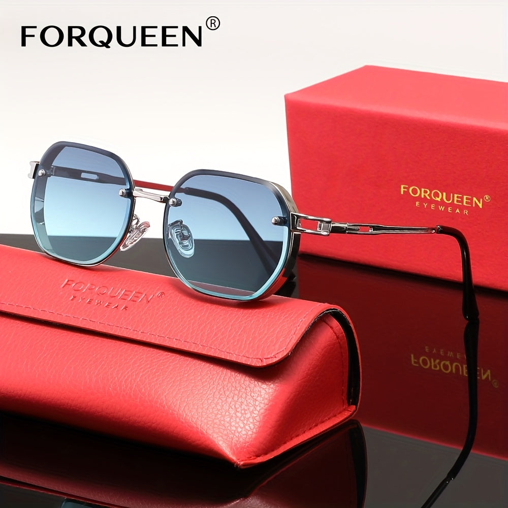 Women'S Vintage Large Round Blue Light Blocking Glasses - Computer & Driving Glasses with Non-Prescription Lens