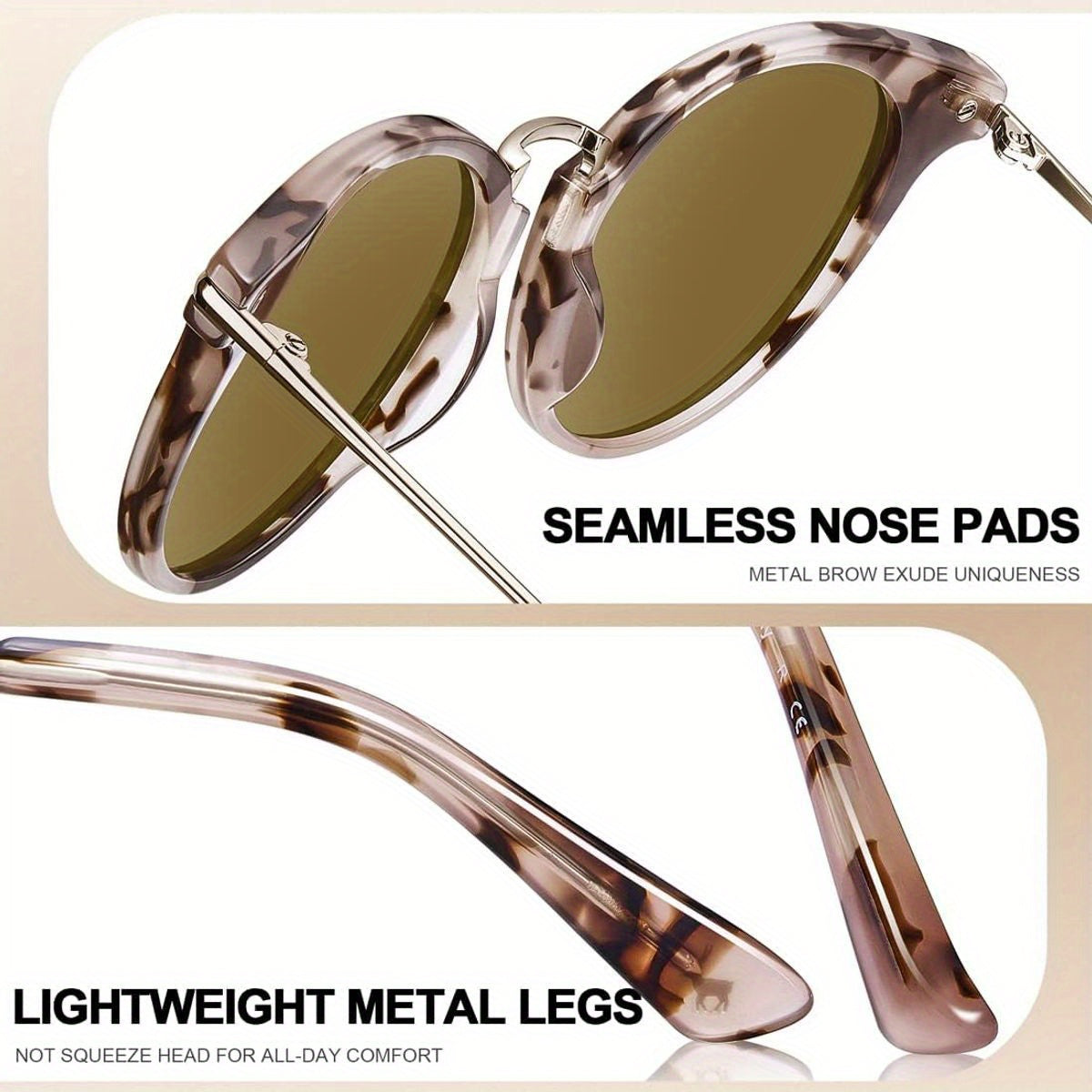 CARFIA Women'S Retro Cat Eye Fashion Glasses - Protection & Anti-Blue Light