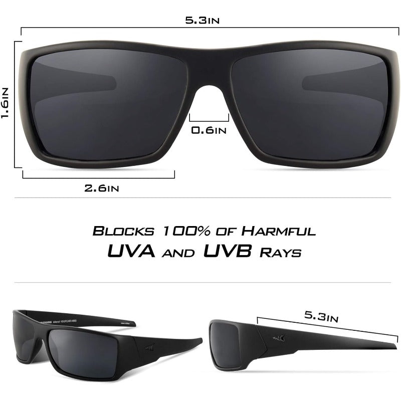 Iditarod Polarized Sport Glasses for Men & Women - UV Protection, Anti-Glare Lens