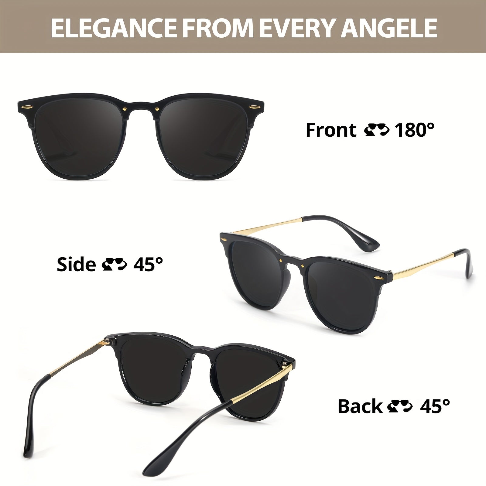 UV400 Glasses: Style - Meets - Function | Trendy Frames For All - Day Comfort & Sun Protection SG2121