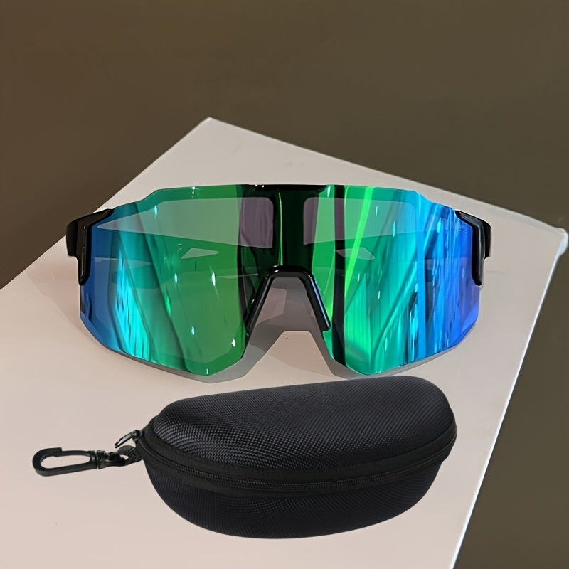 New Unisex Color-Changing Glasses with Interchangeable Polarized\u002FMirror Lenses - Stylish ABS Frame & PC Lens