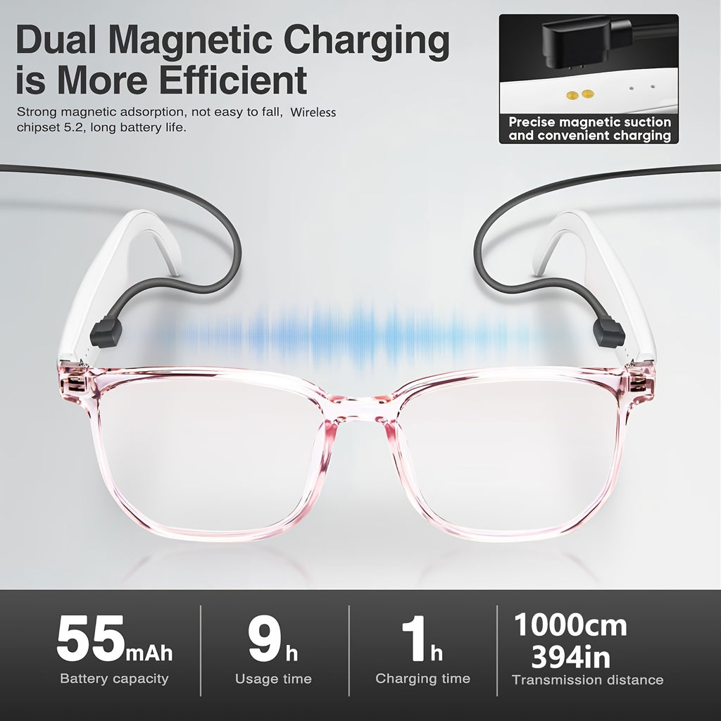 New Smart Glasses for 2024, Equipped with A Built-in Microphone And Speake