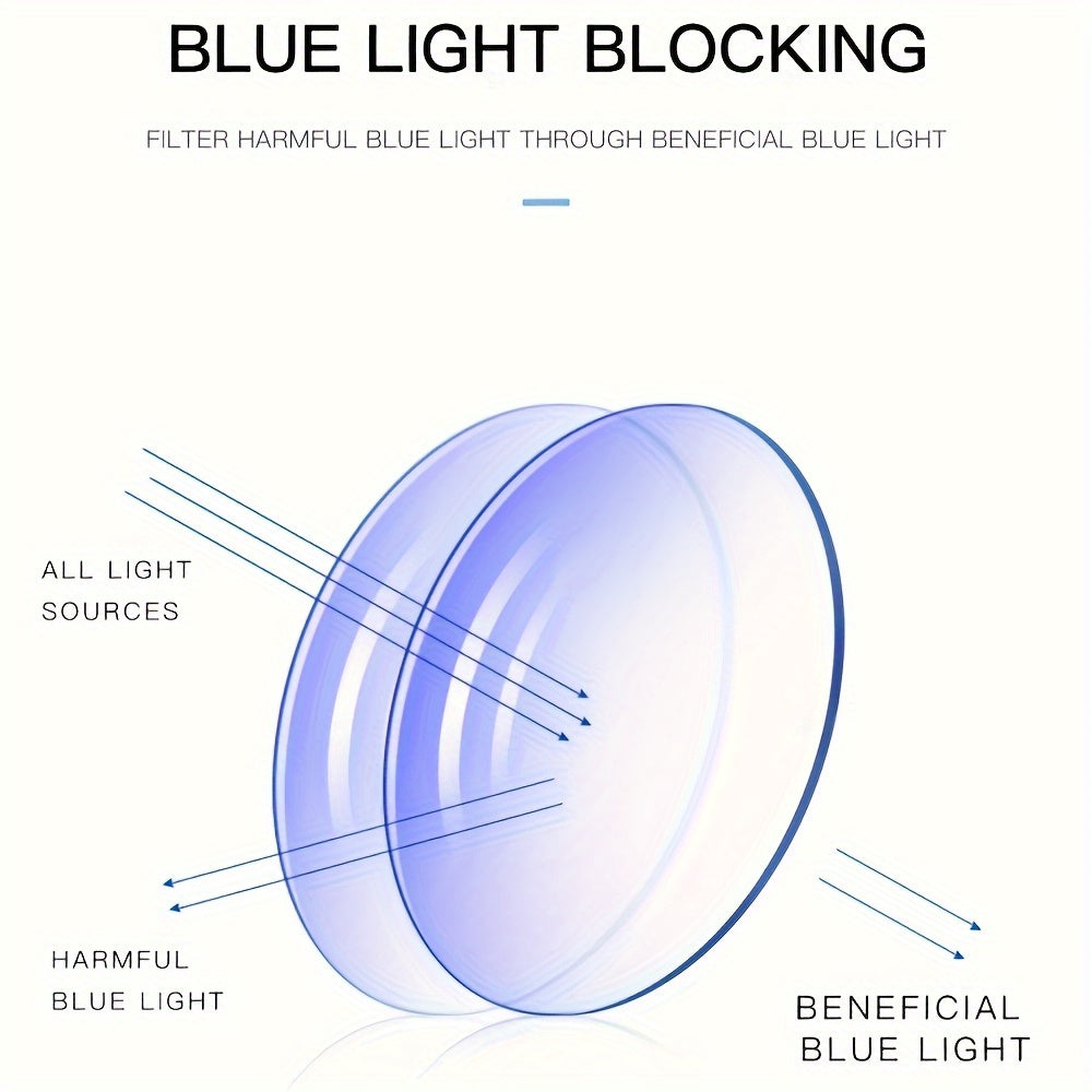 1 Pair Unisex Metal Cat Eye Glasses with Photochromic Lenses - Automatic UV Protection