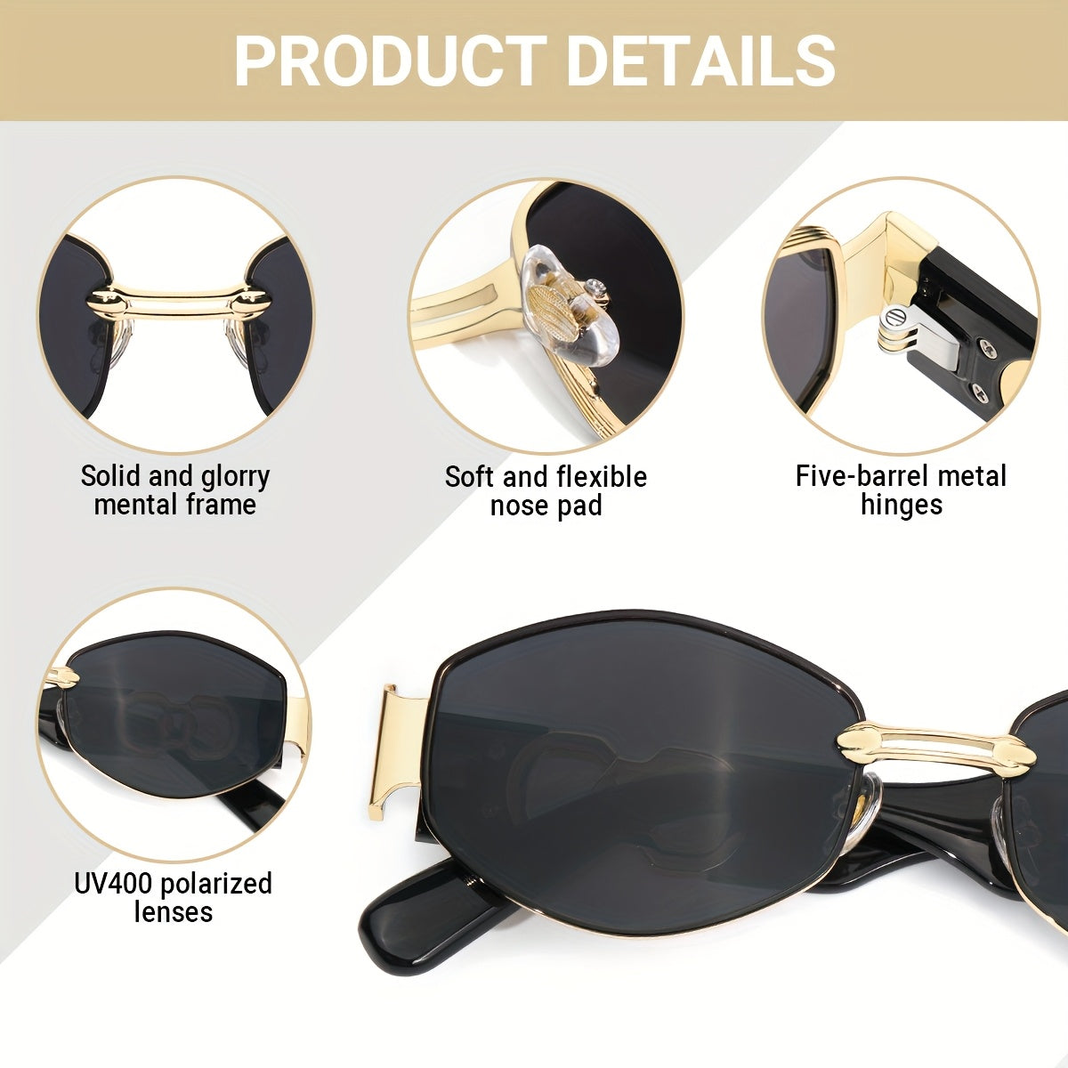 Vintage Oval Narrow Frame Sunglasses for Women and Men