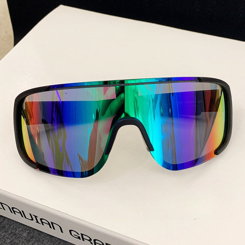 Women'S Classic Black Frame Fashion Glasses - Windproof, UV400 Protection