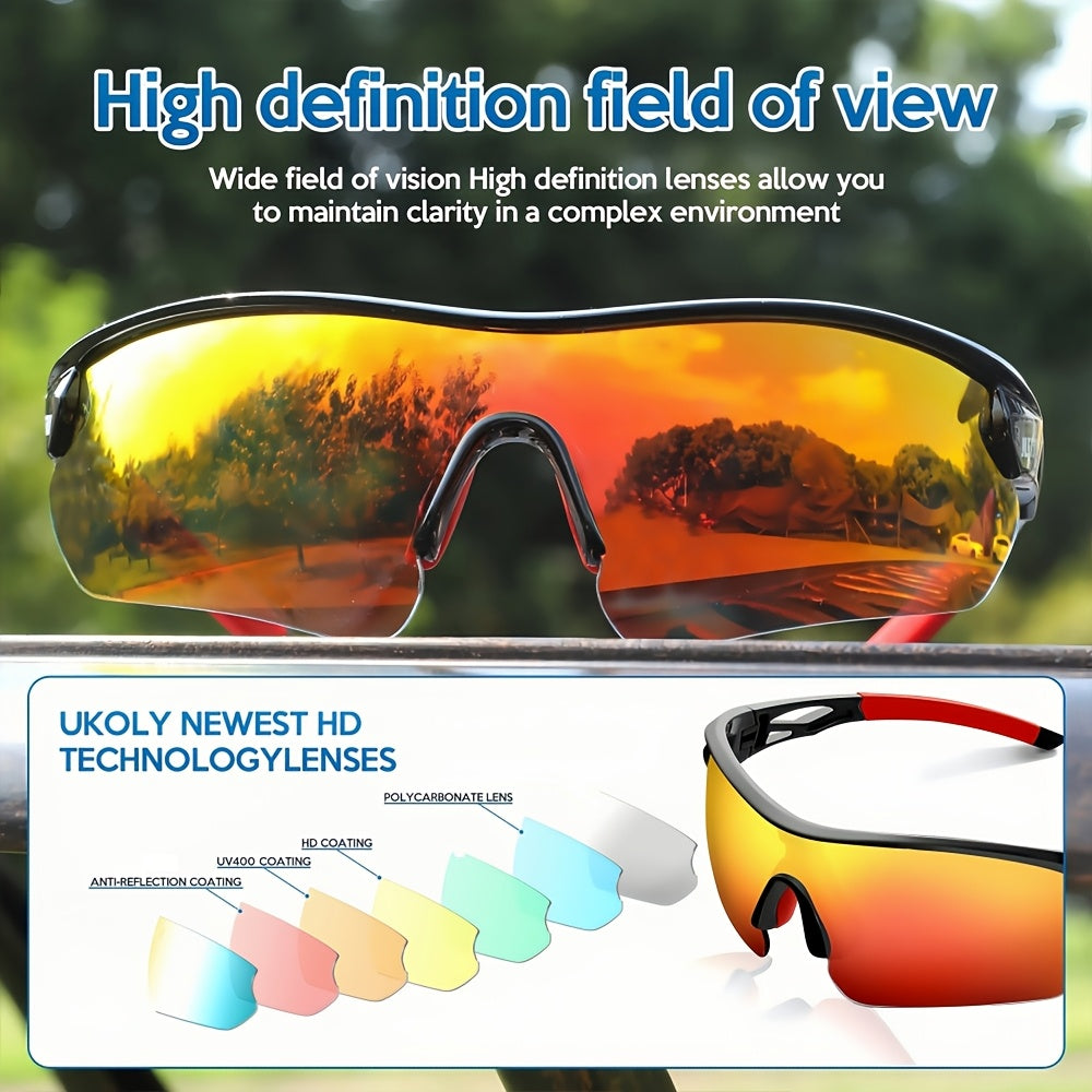 Lentes Fotocromaticos Hombre Ultraviolet-proof Bike Glasses Polarization Windproof Photochromic Lightweight Suitable for Cycling
