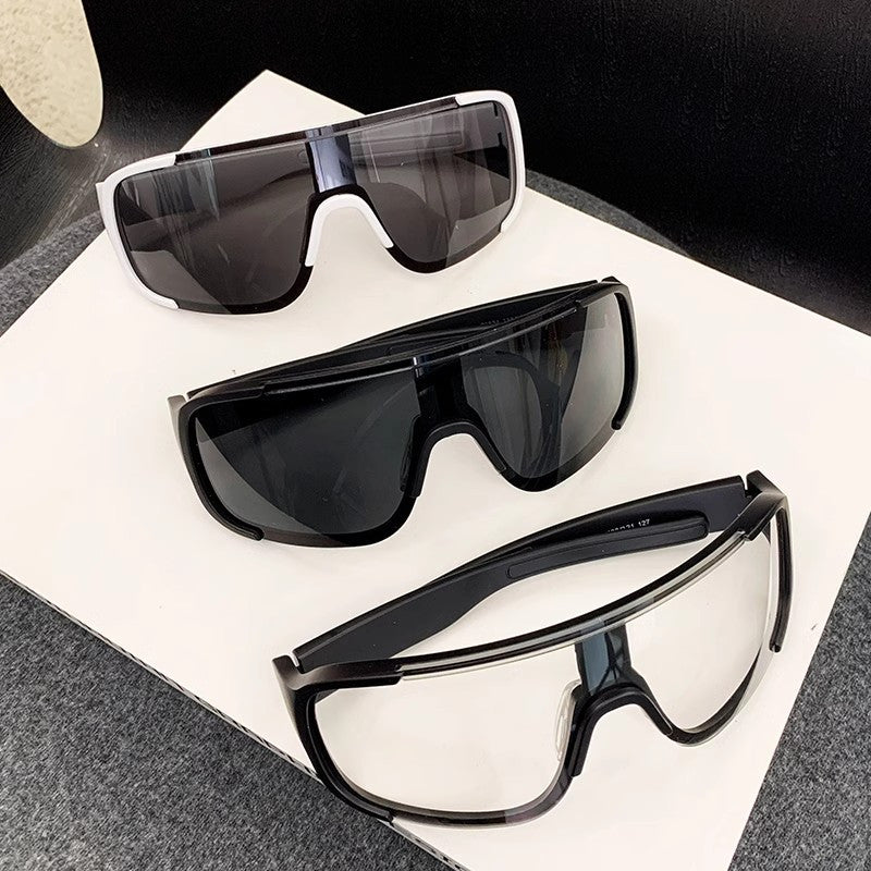 Women'S Classic Black Frame Fashion Glasses - Windproof, UV400 Protection