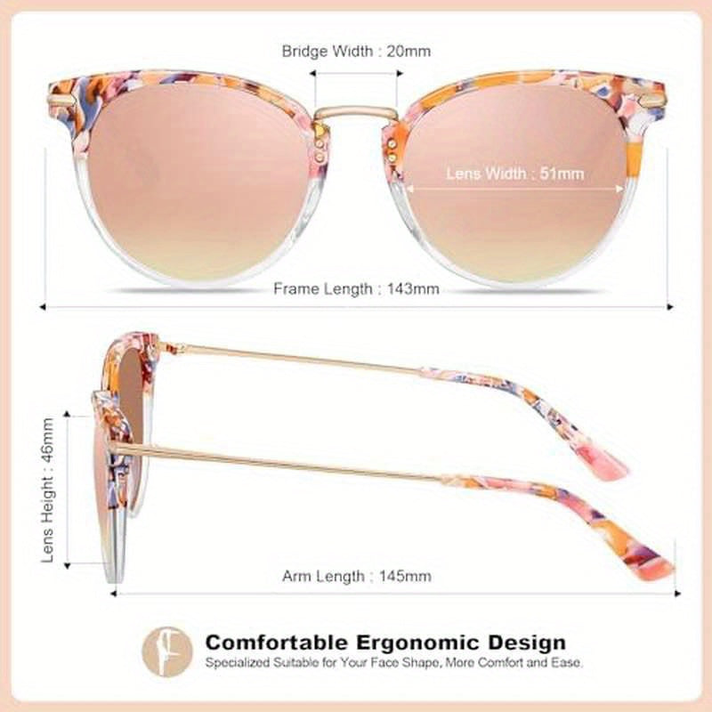 Women'S Retro Cat Eye Fashion Glasses - Vintage Hollywood Glamour Glasses with Metallic Bridge