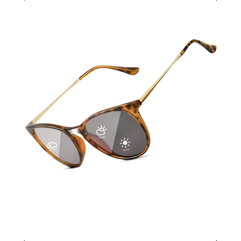 Women'S Photochromic Glasses with Polarized Lenses – Protection, Reduce Eye Fatigue