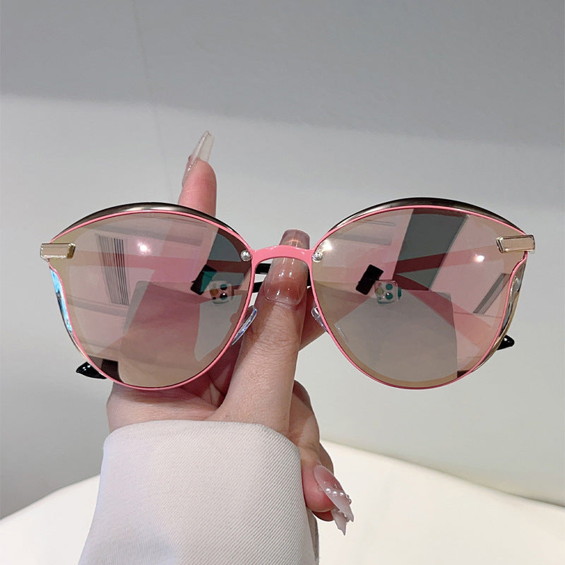 Women'S Anti-Glare Polarized Fashion Glasses - Cat Eye Glasses with Dark Tinted lenses