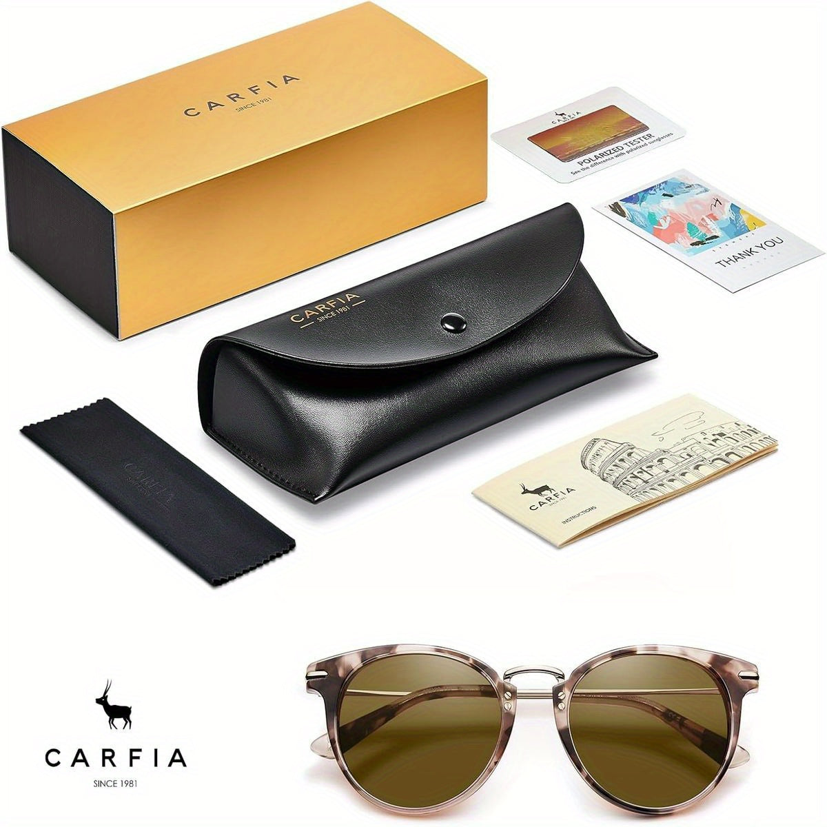 CARFIA Women'S Retro Cat Eye Fashion Glasses - Protection & Anti-Blue Light