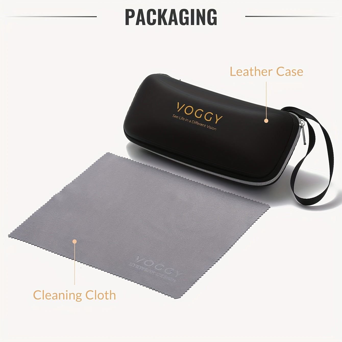 VOGGY Fashion Simple Retro Pilot Metal TR90 UV Protection Polarized Glasses