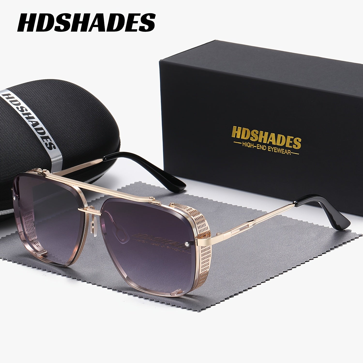 Avant-Garde Frog Glasses HDSHADES Unisex Avant-Garde Full Frame Frog Fashion Glasses | UV Protection