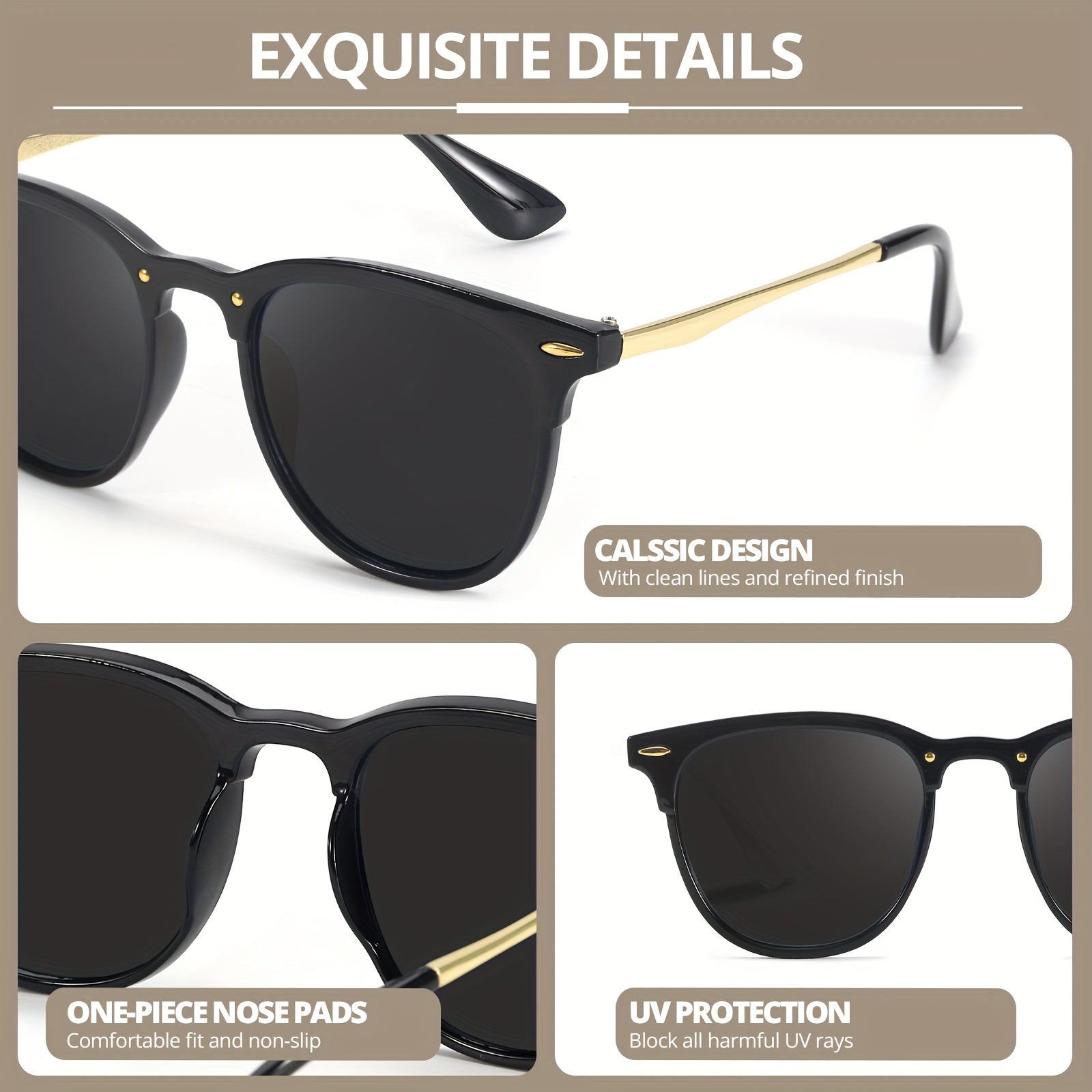 UV400 Glasses: Style - Meets - Function | Trendy Frames For All - Day Comfort & Sun Protection SG2121