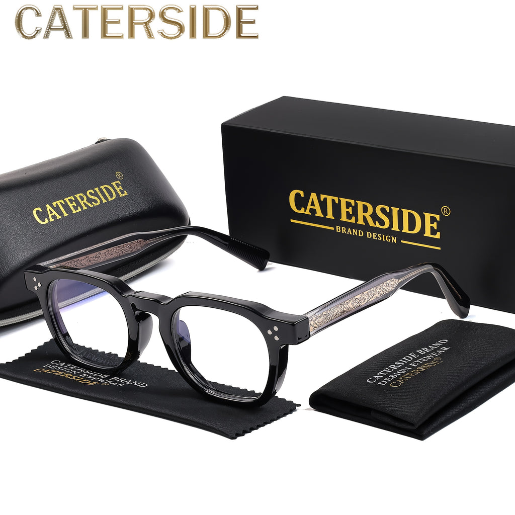 Trendy Fashion Glasses Trendy Fashion Square TR Frame Glasses | Anti Blue Light Lens