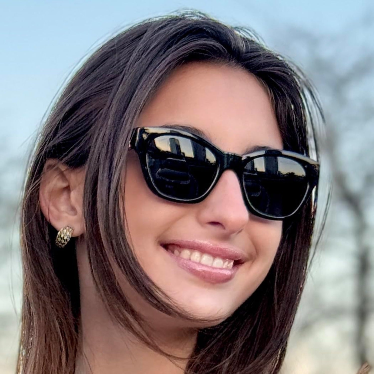 Small Polarized Glasses for Women Trendy Classic Cat Eye Glasses for Narrow Face with UV400 Protection LS2315