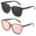 2pcs COOLEAR Polarized Cat Eye for Women, Rectangle Frame, TAC Lens