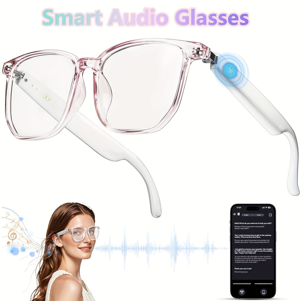 New Smart Glasses for 2024, Equipped with A Built-in Microphone And Speake