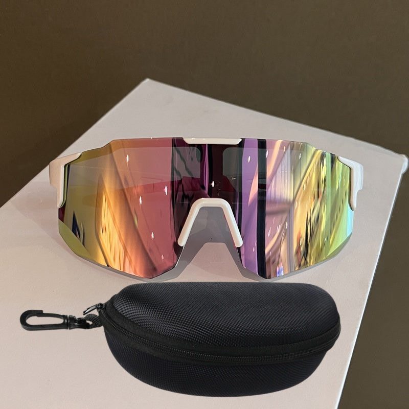 New Unisex Color-Changing Glasses with Interchangeable Polarized\u002FMirror Lenses - Stylish ABS Frame & PC Lens