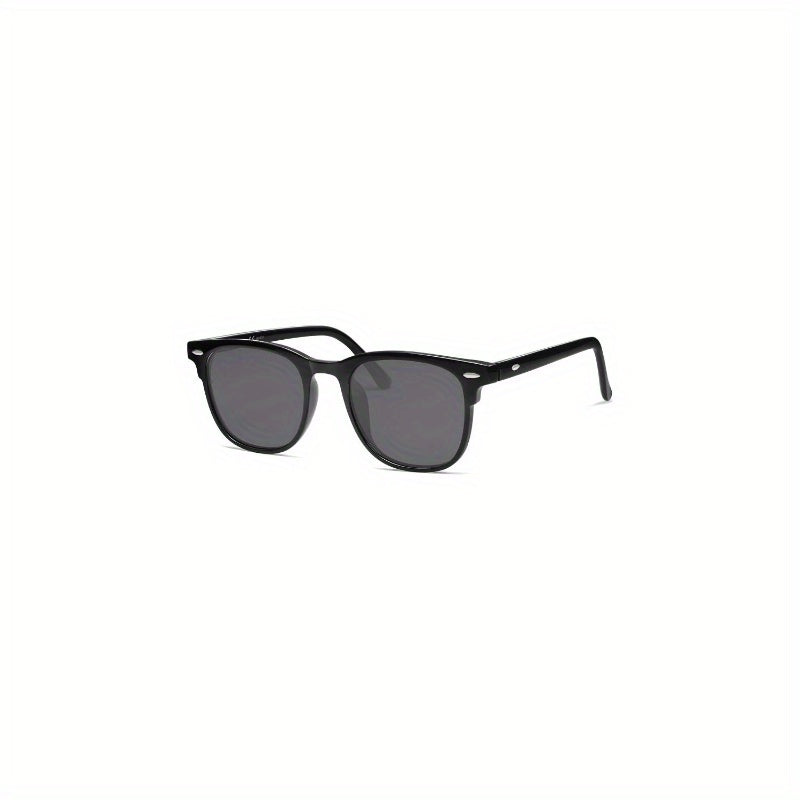 Retro Vintage Square Polarized Fashion Glasses for Women & Men - UV Protection & Anti-Blue Light TR90 Frame